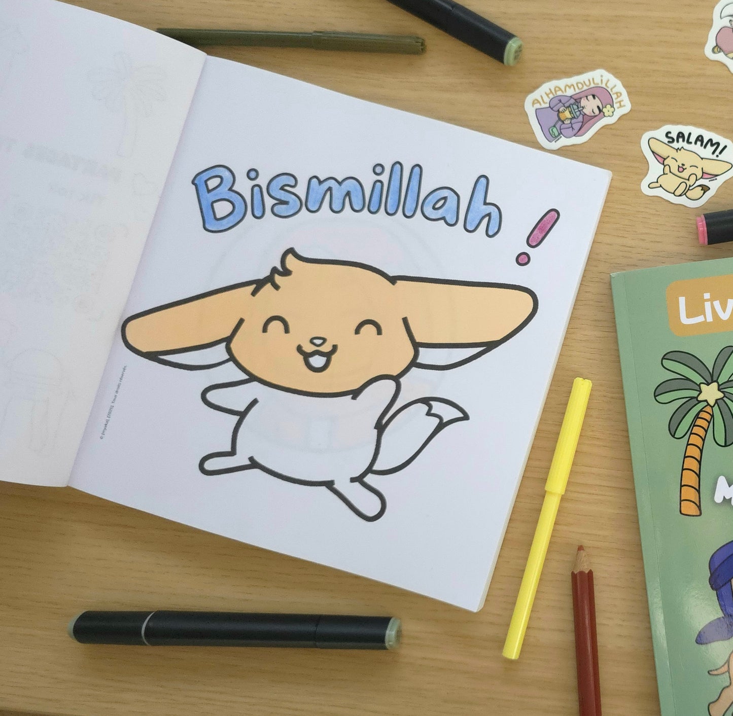 Livre de coloriage "Mes Héros muslims"