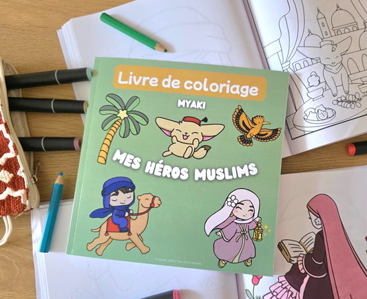 Livre de coloriage "Mes Héros muslims"
